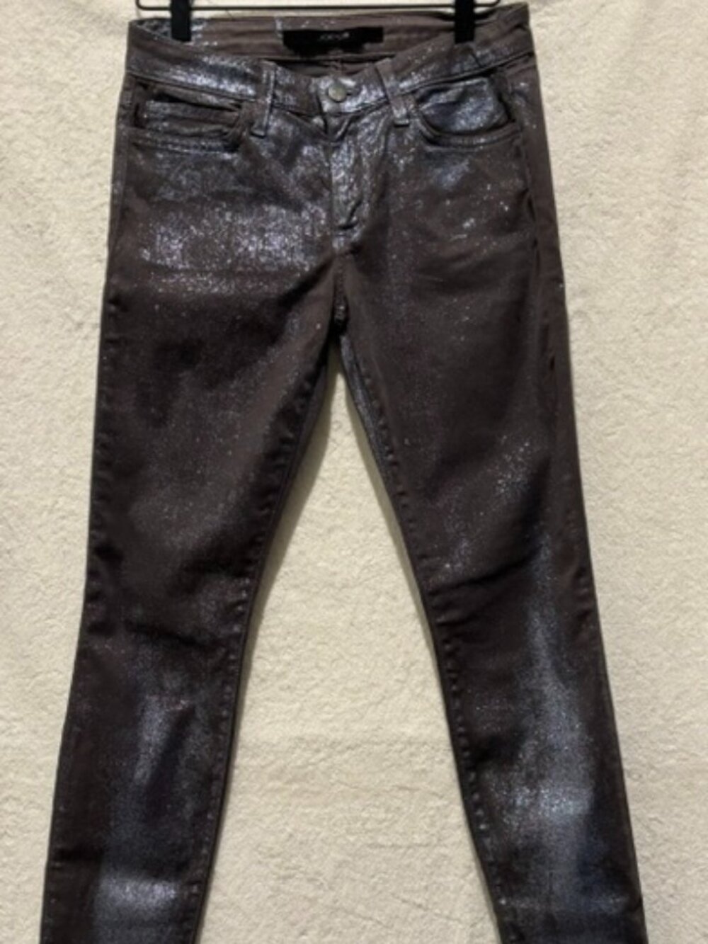 Joe's Skinny Grey Sparkle Jeans/Pants - Size 26